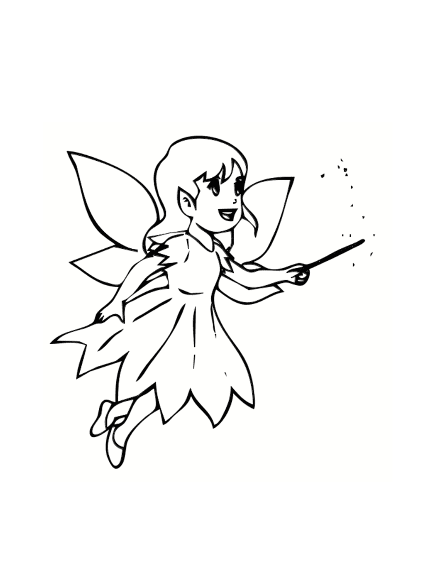  Летающая фея с волшебной палочкой 