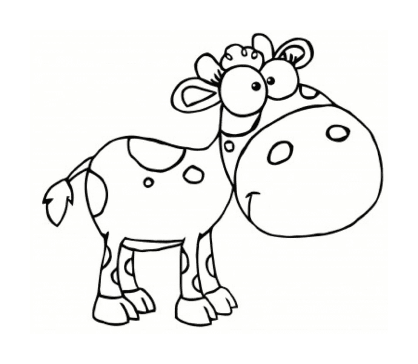  una mucca sorridente 