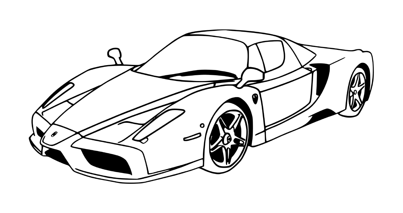  Un coche Ferrari 