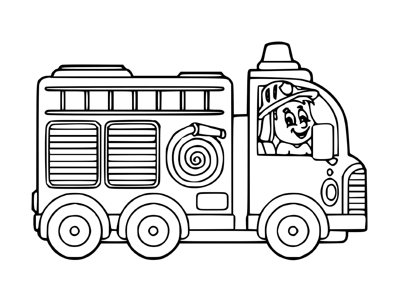  A fire truck for kindergarten 