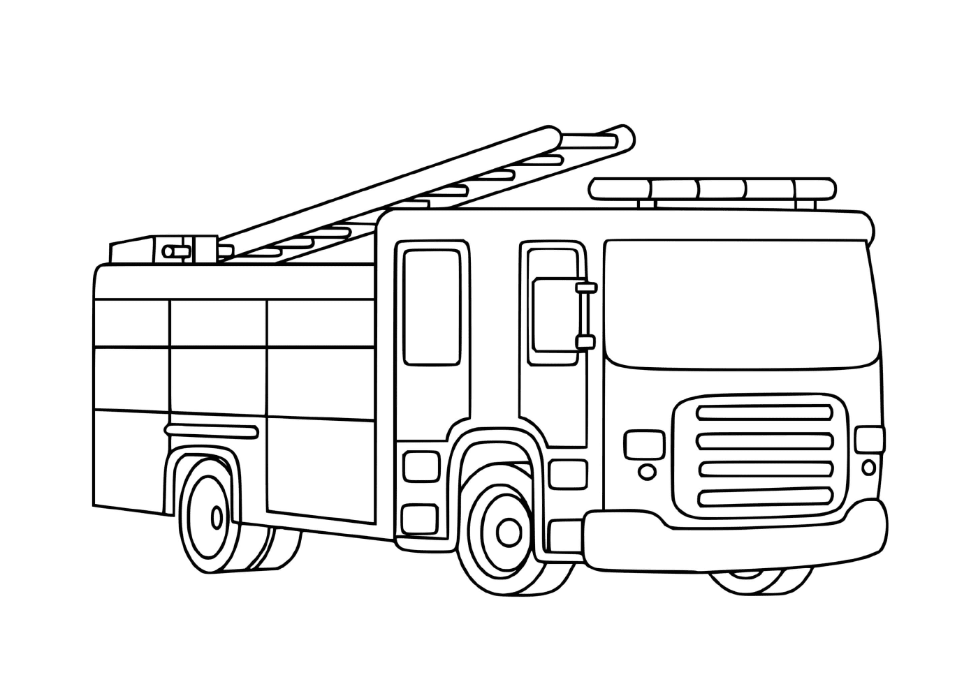  Camión de bomberos para niños 