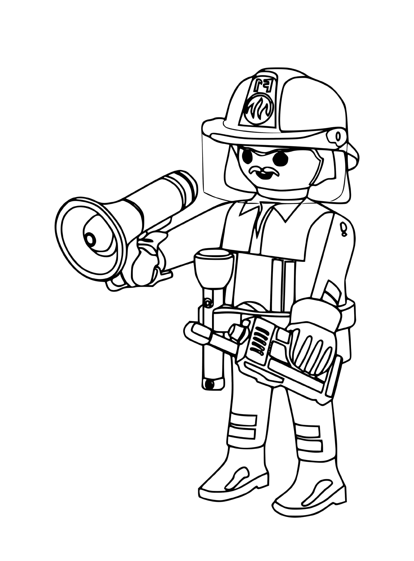  Playmobil Feuerwehrmann in der Kommunikation 