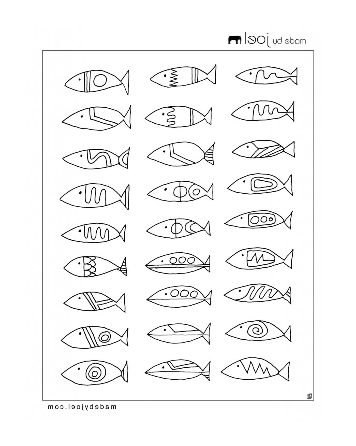  Разные виды рыбы на этой странице 