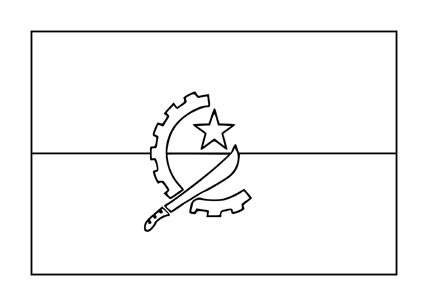  Bandera de Angola 