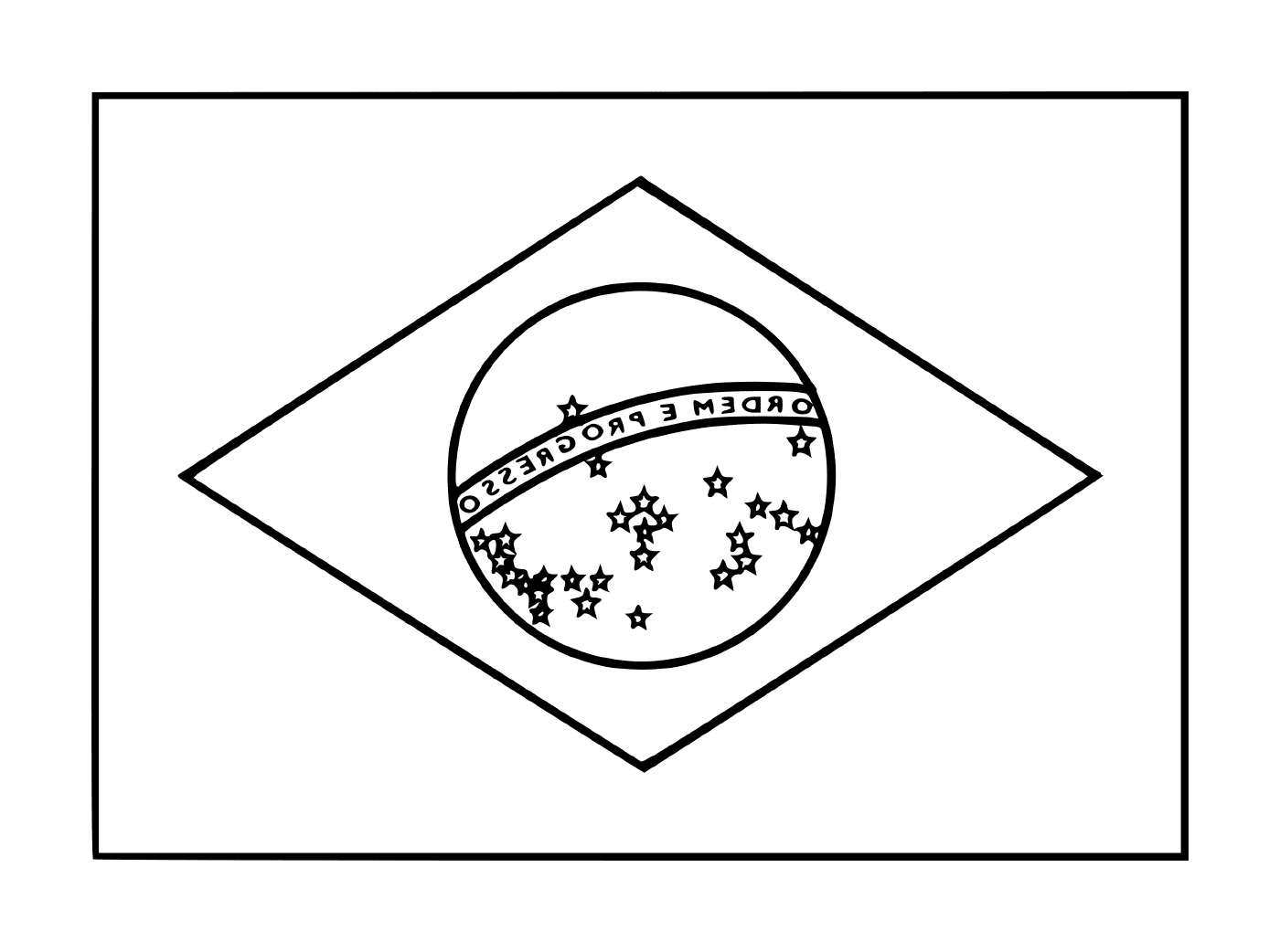  Flagge von Brasilien 