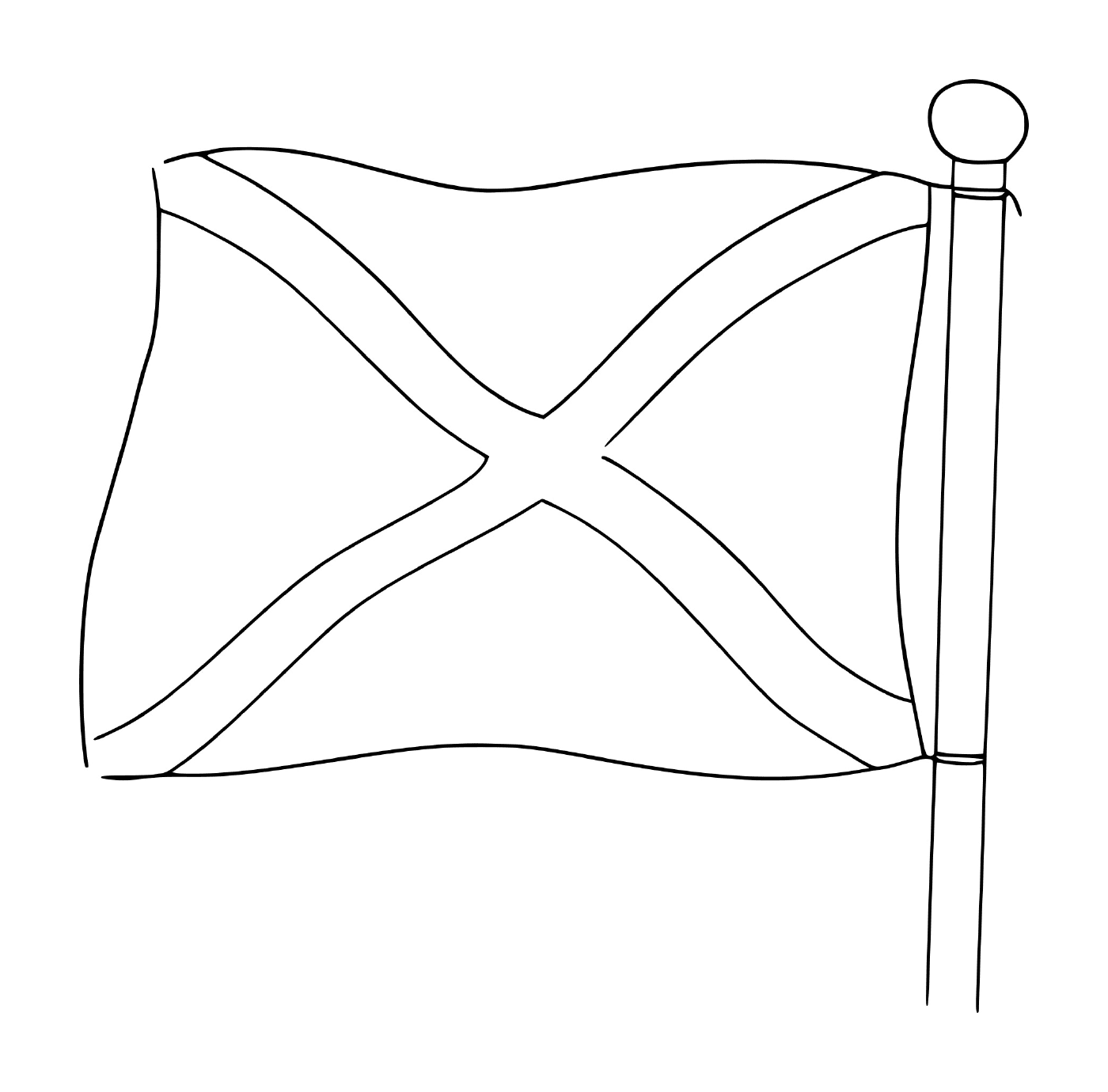  Флаг Шотландии 