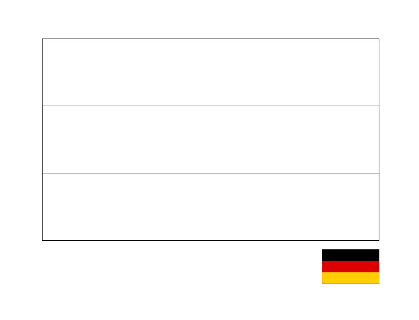  Una bandiera tedesca 