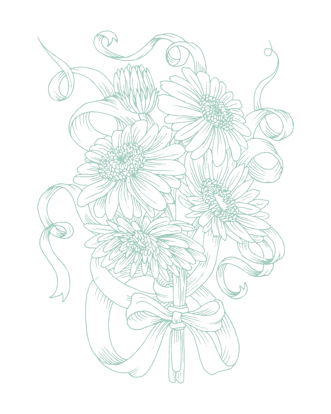  A complex and realistic bouquet of flowers in a vase 