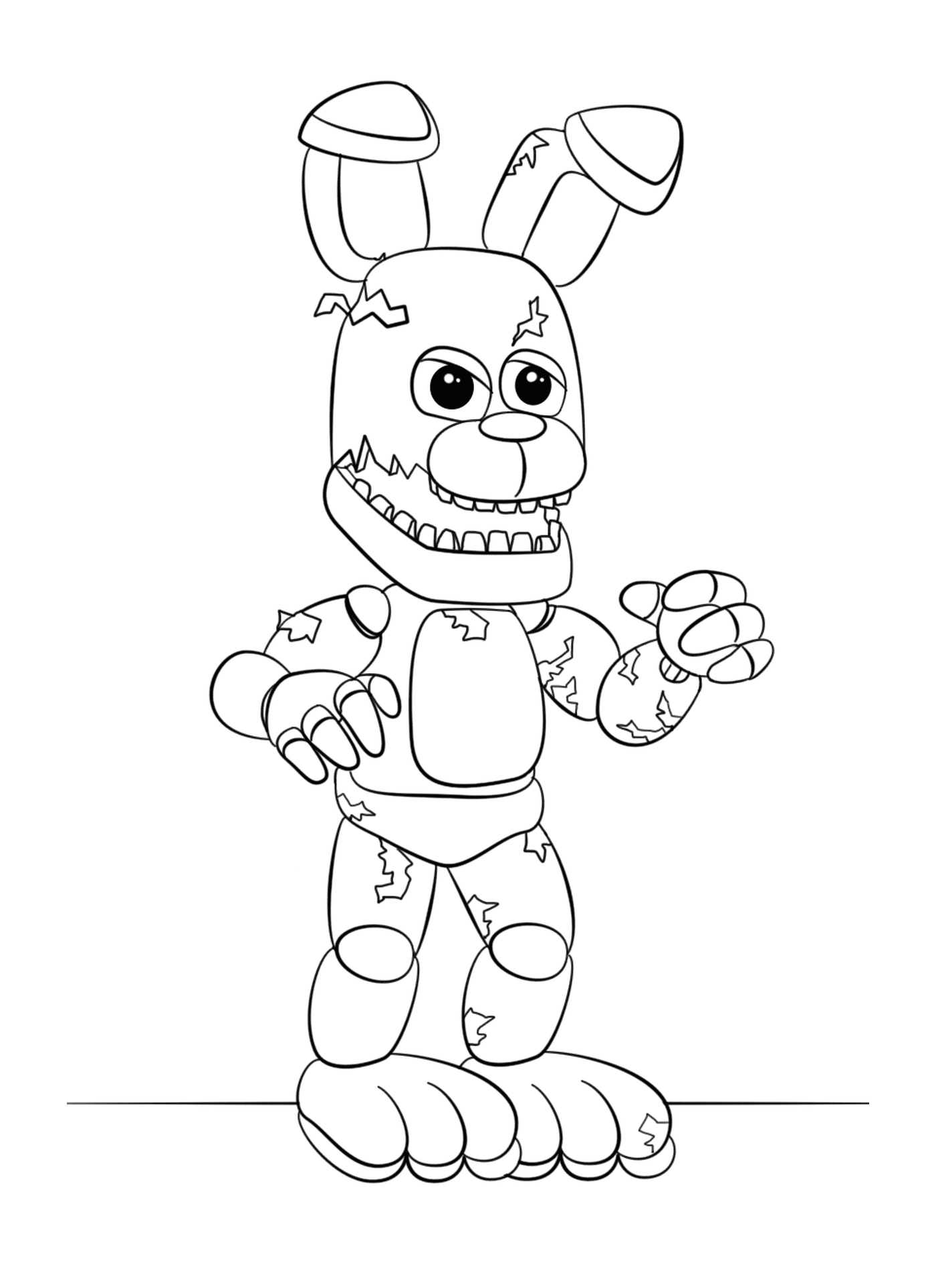  A toy that looks like Springtrap 