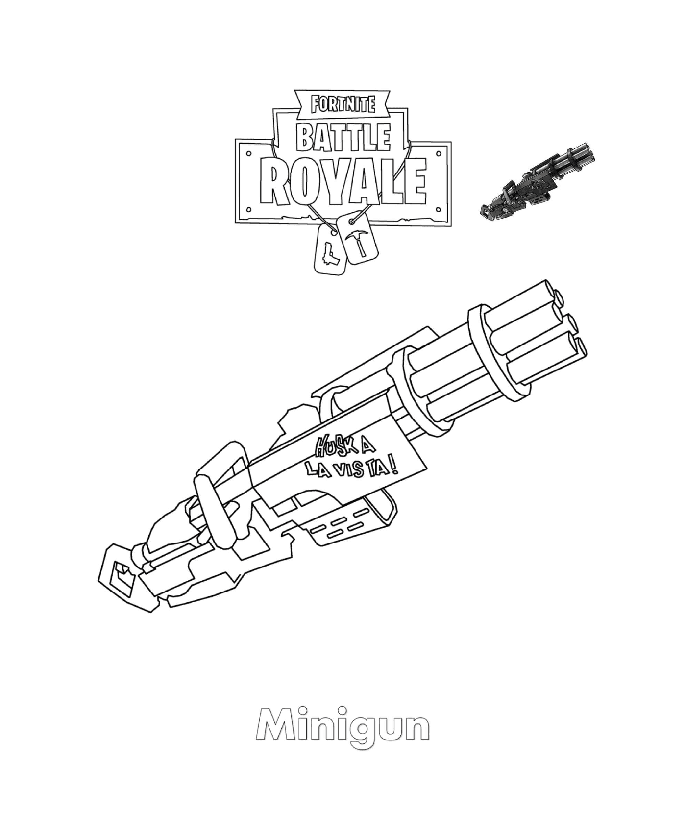  Minigun in Fortnite 