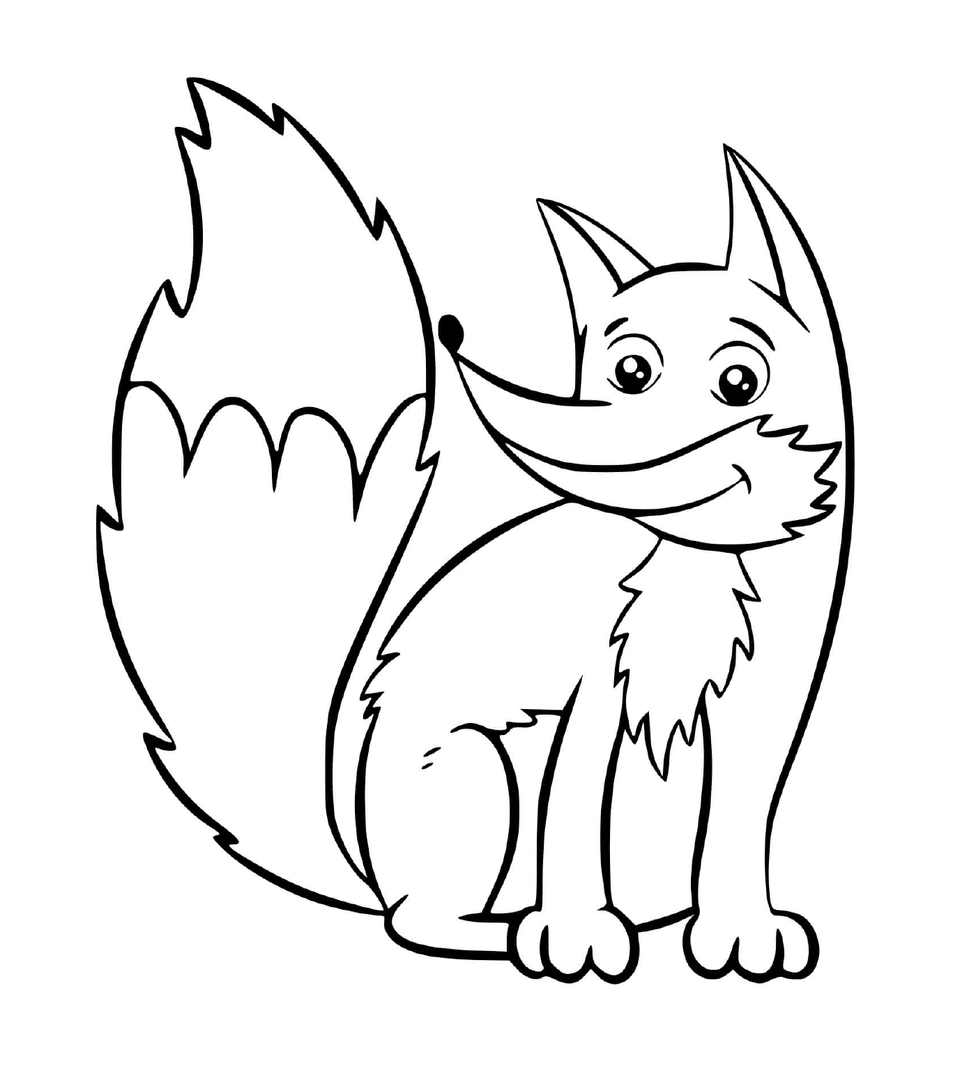  Little cute fox likes to eat 