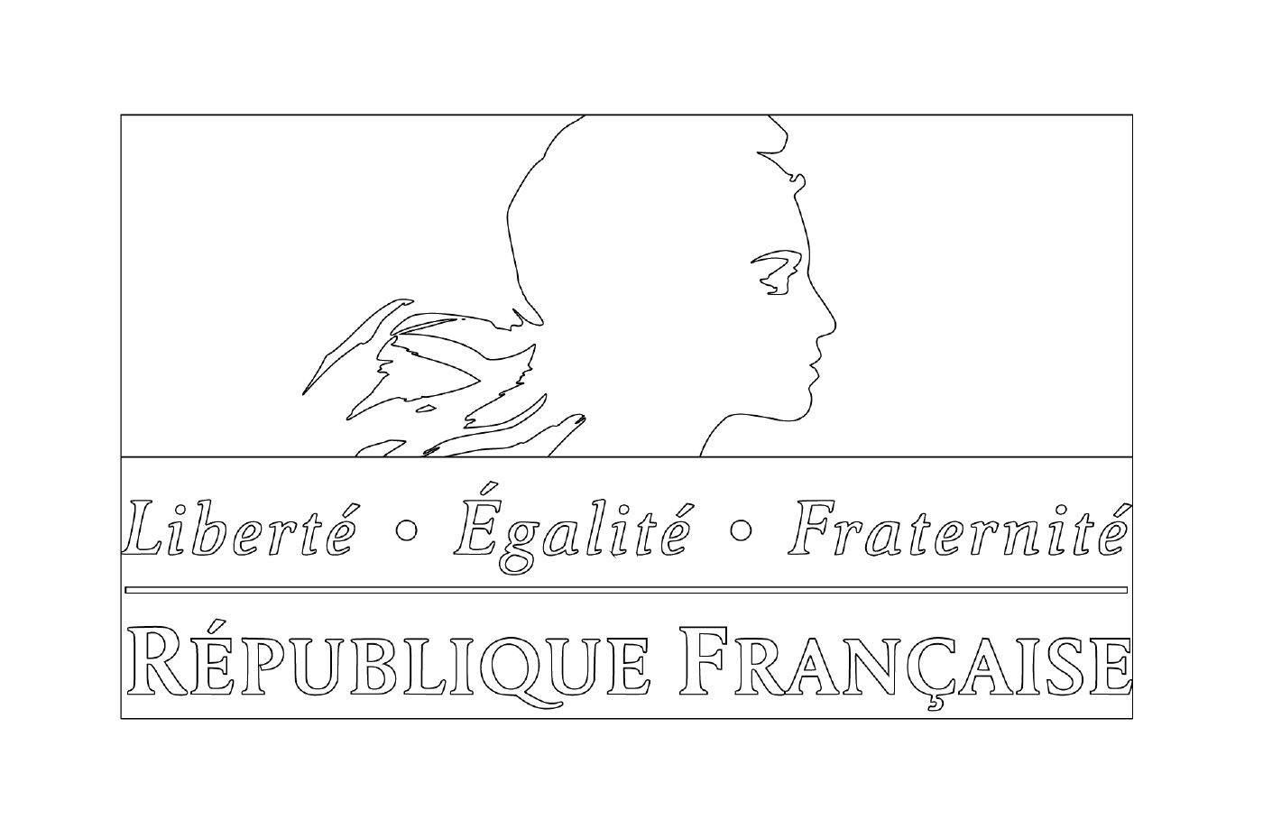  Логотип французского правительства 