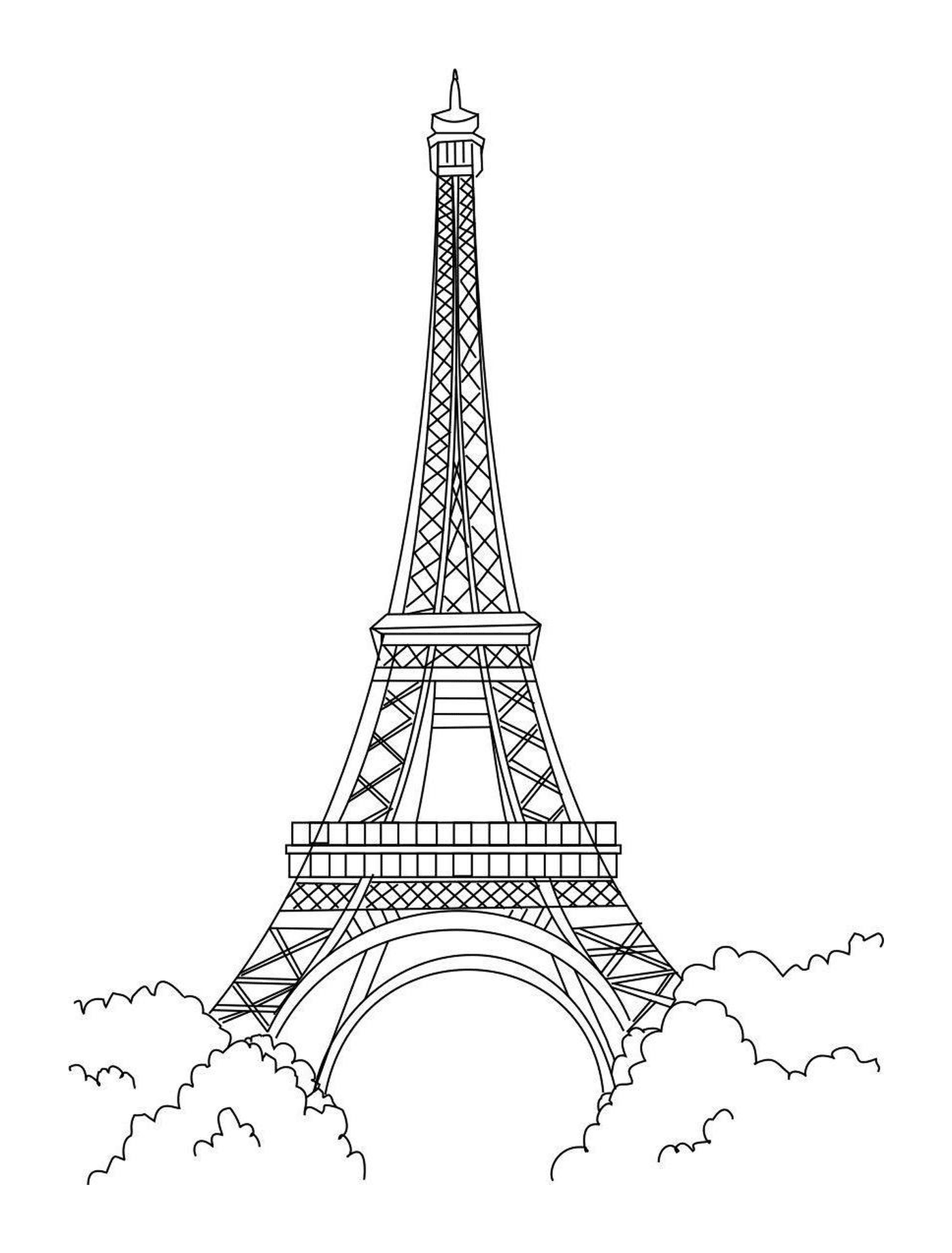  Eiffel Tower, Parisian monument 
