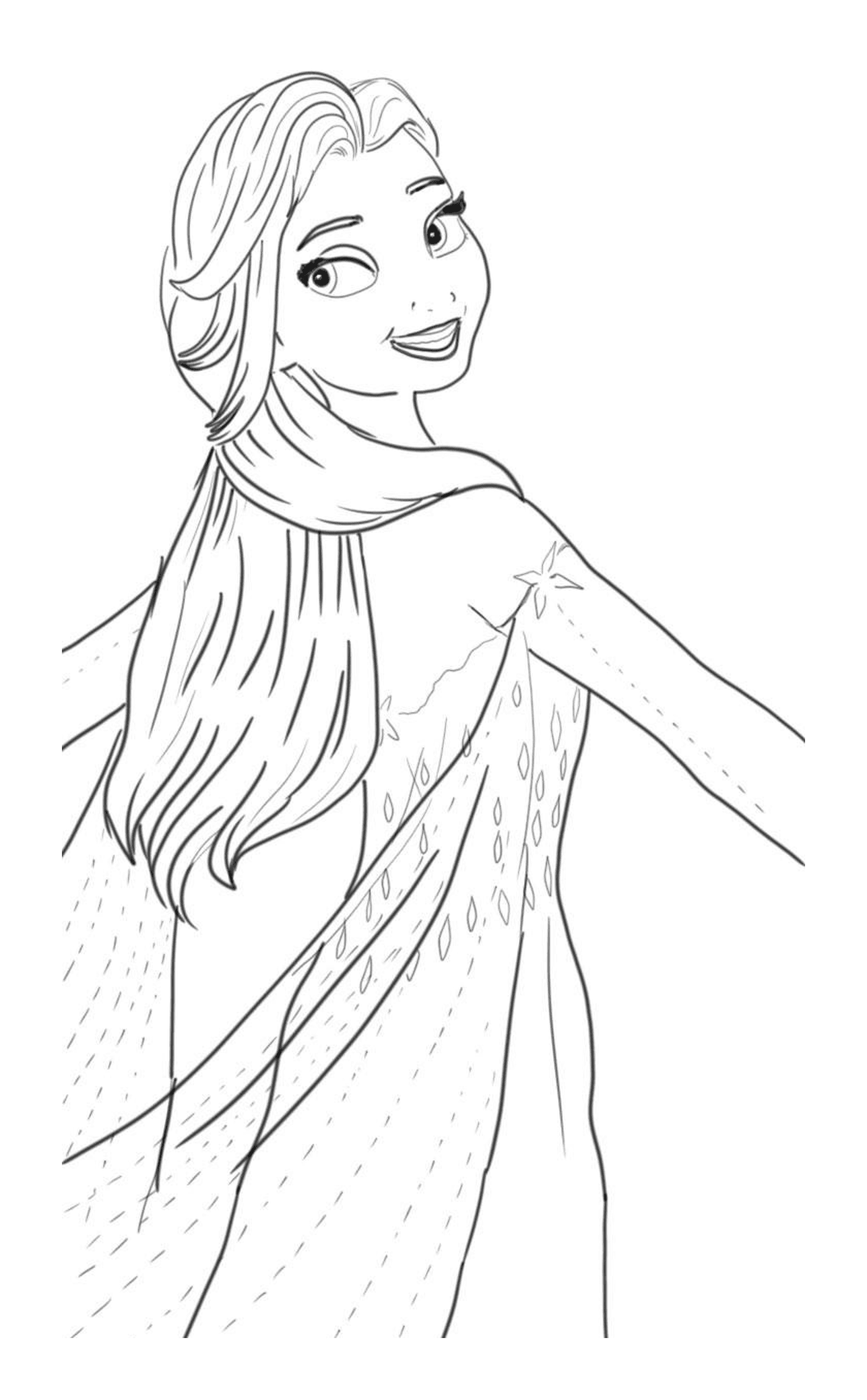  Elsa en vestido escandinavo 
