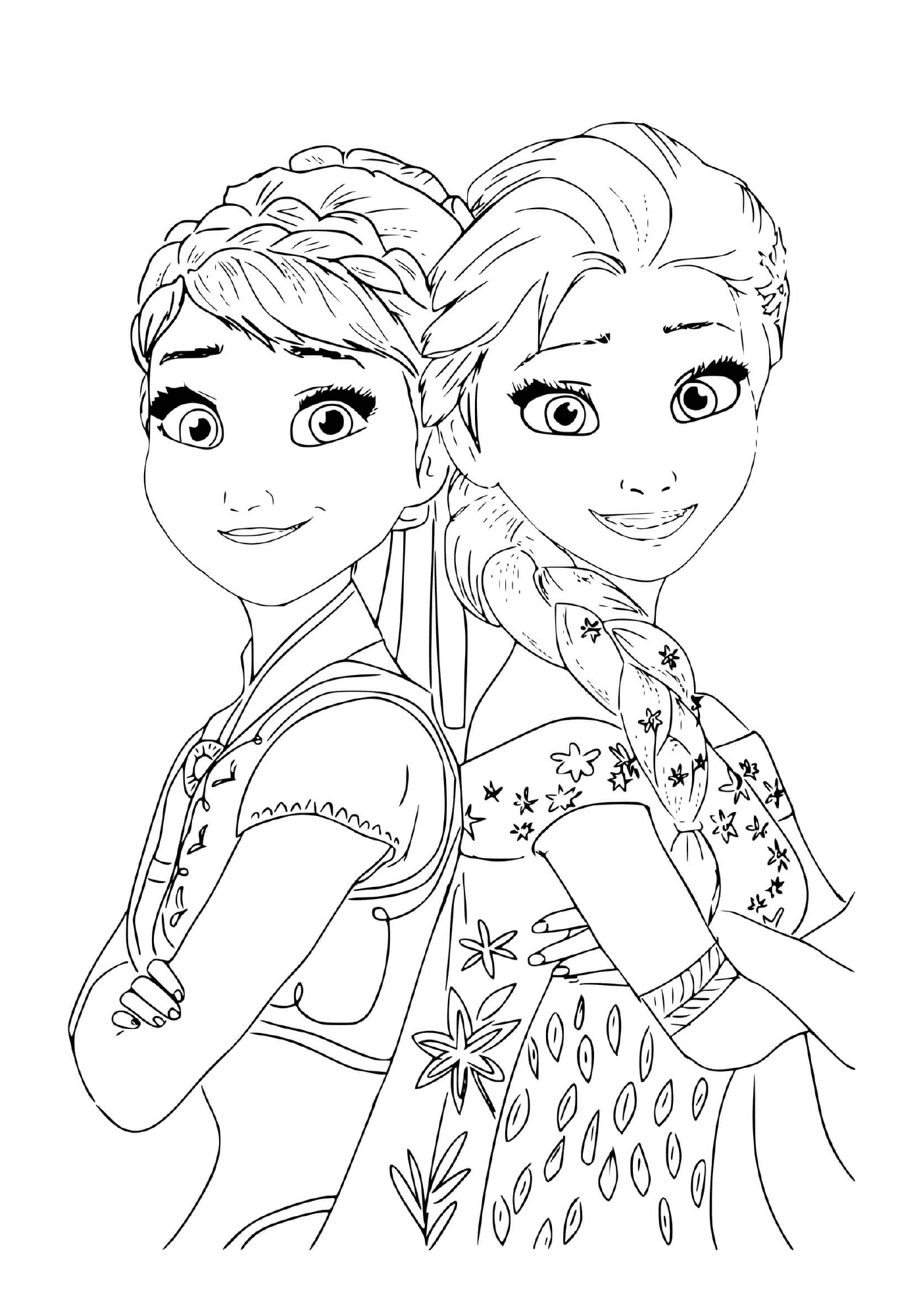  Elsa and Anna, princesses 