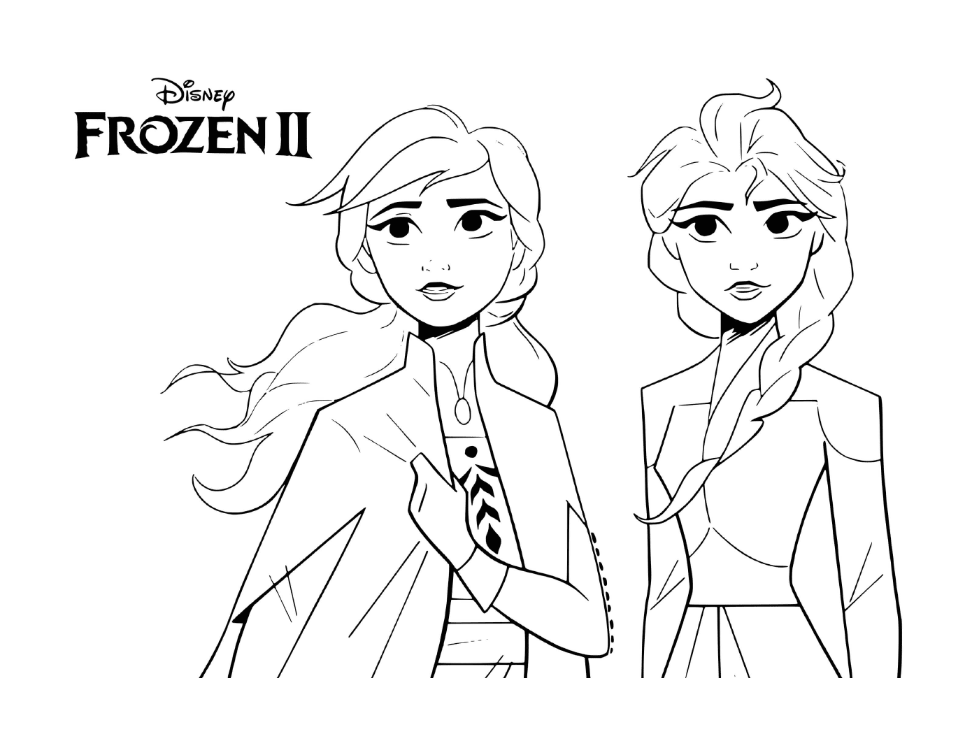  Elsa and Anna together 