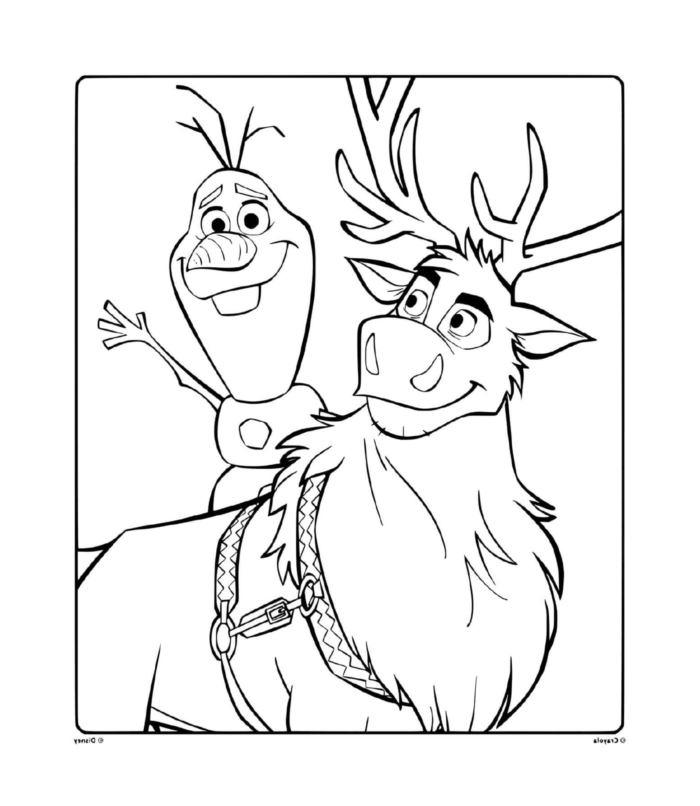  Olaf and Sven, companions 