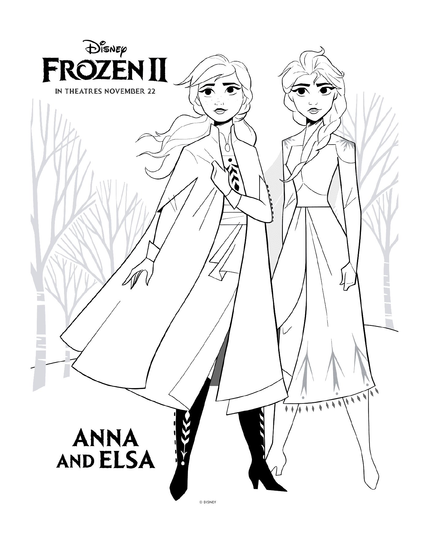  Анна и Эльза Снежной Королевы 2 
