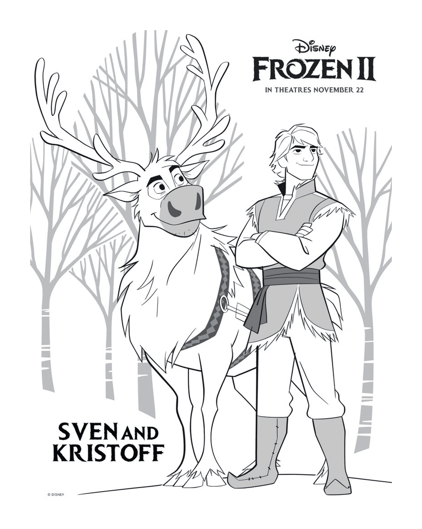  Sven y Kristoff de vuelta en La Reina de las Nieves 2 