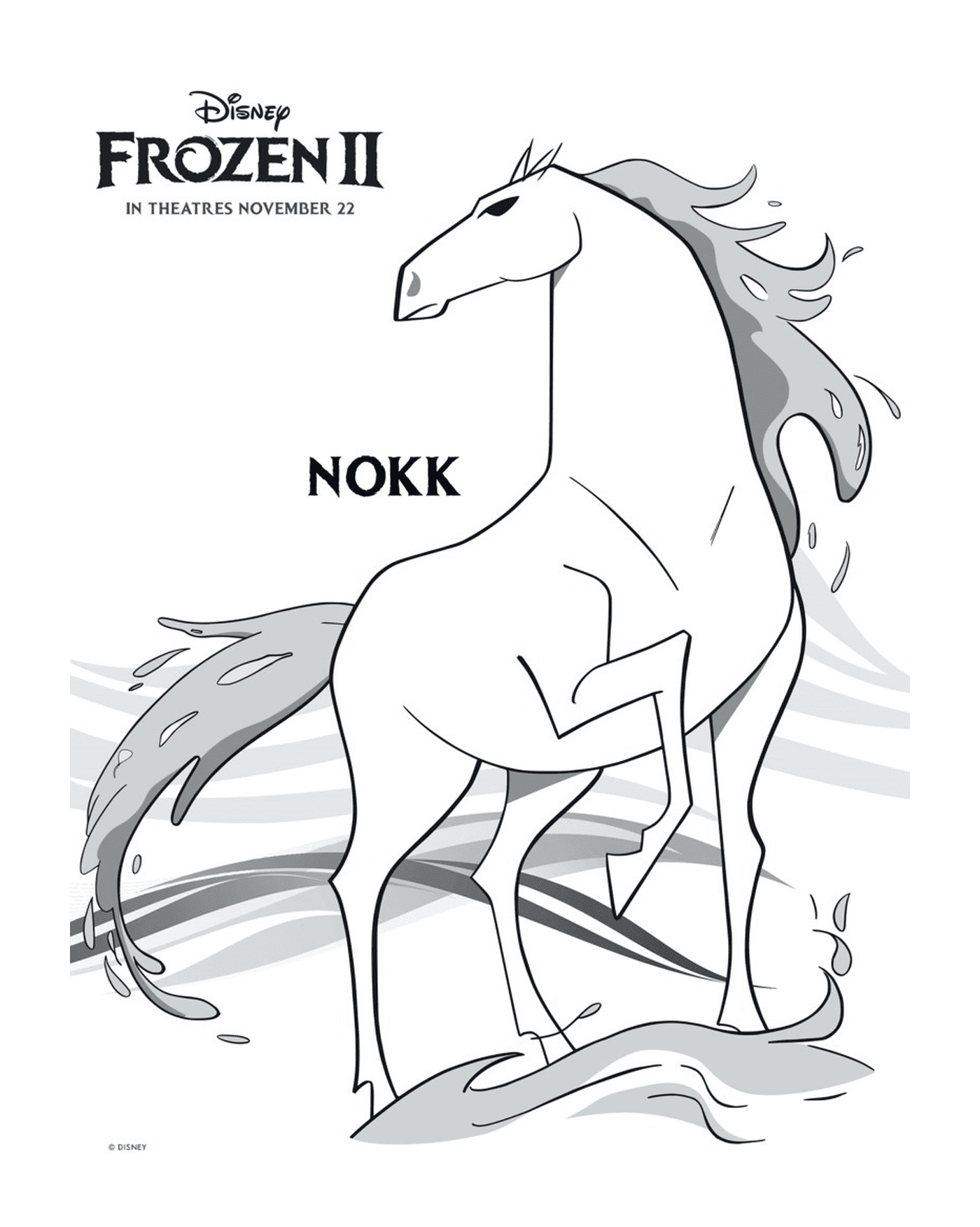  Il cavallo Nokk in Disney's Snow Queen 2 