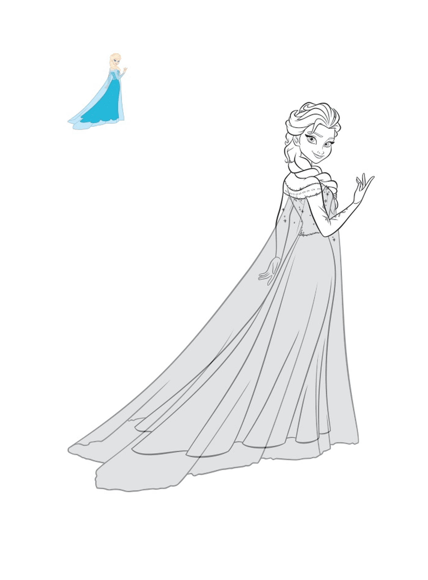  Sublime Elsa en vestido de graduación 