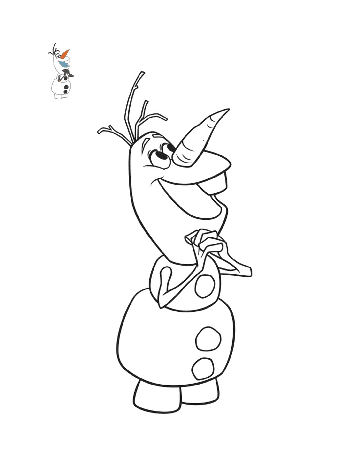  Olaf non vede l'ora di Natale 