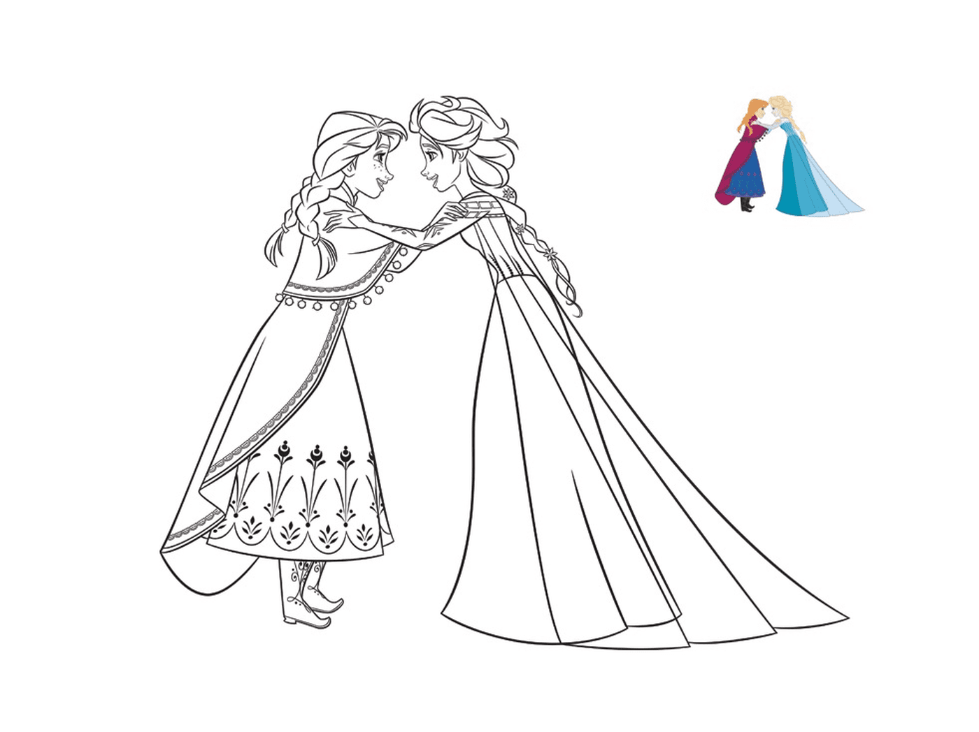  Anna le confía un secreto a Elsa 