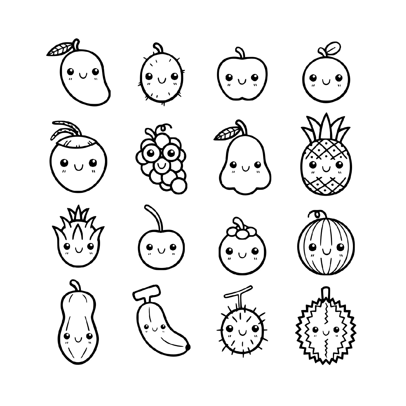  Cute and adorable fruits 