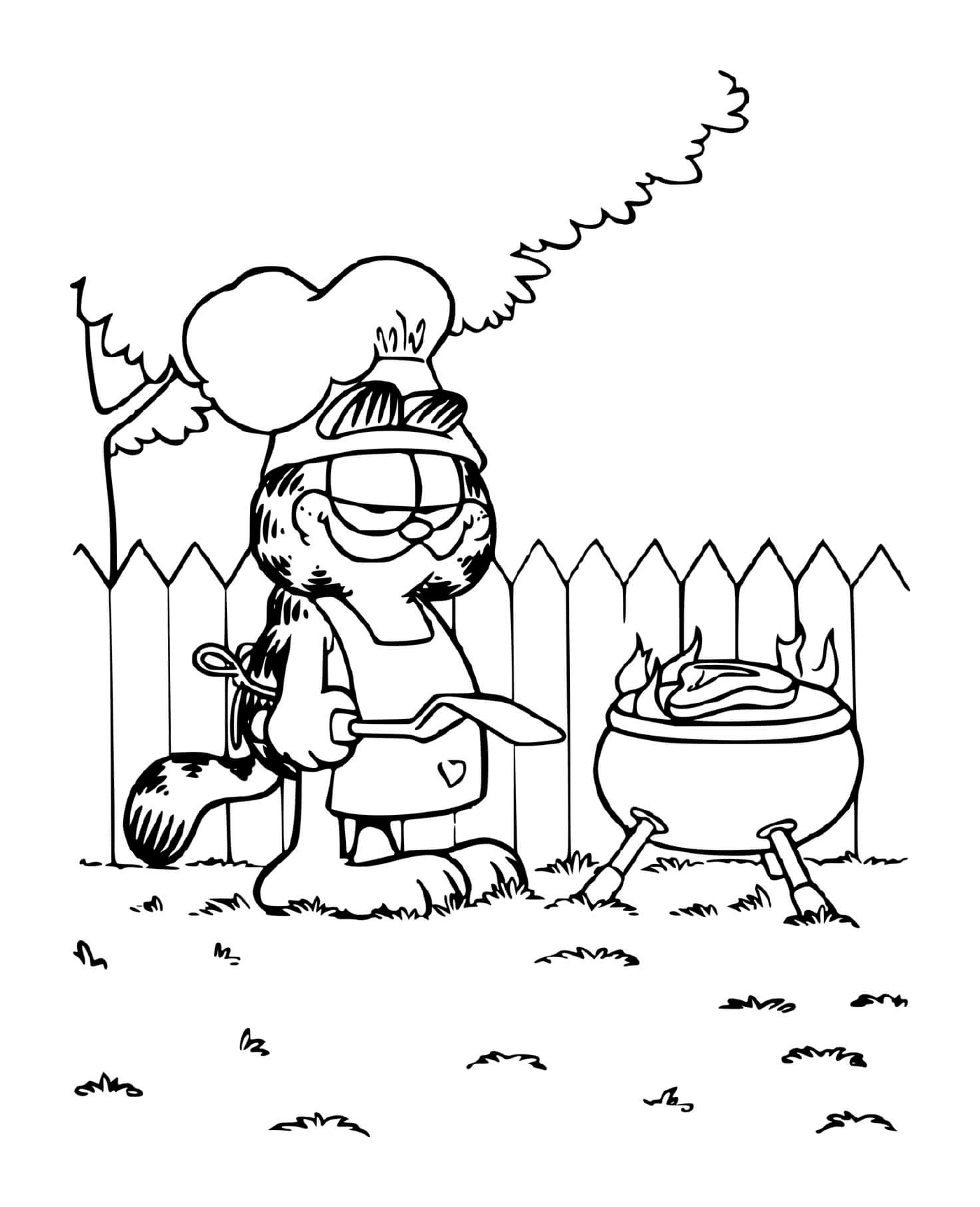  Garfield organizza un barbecue 