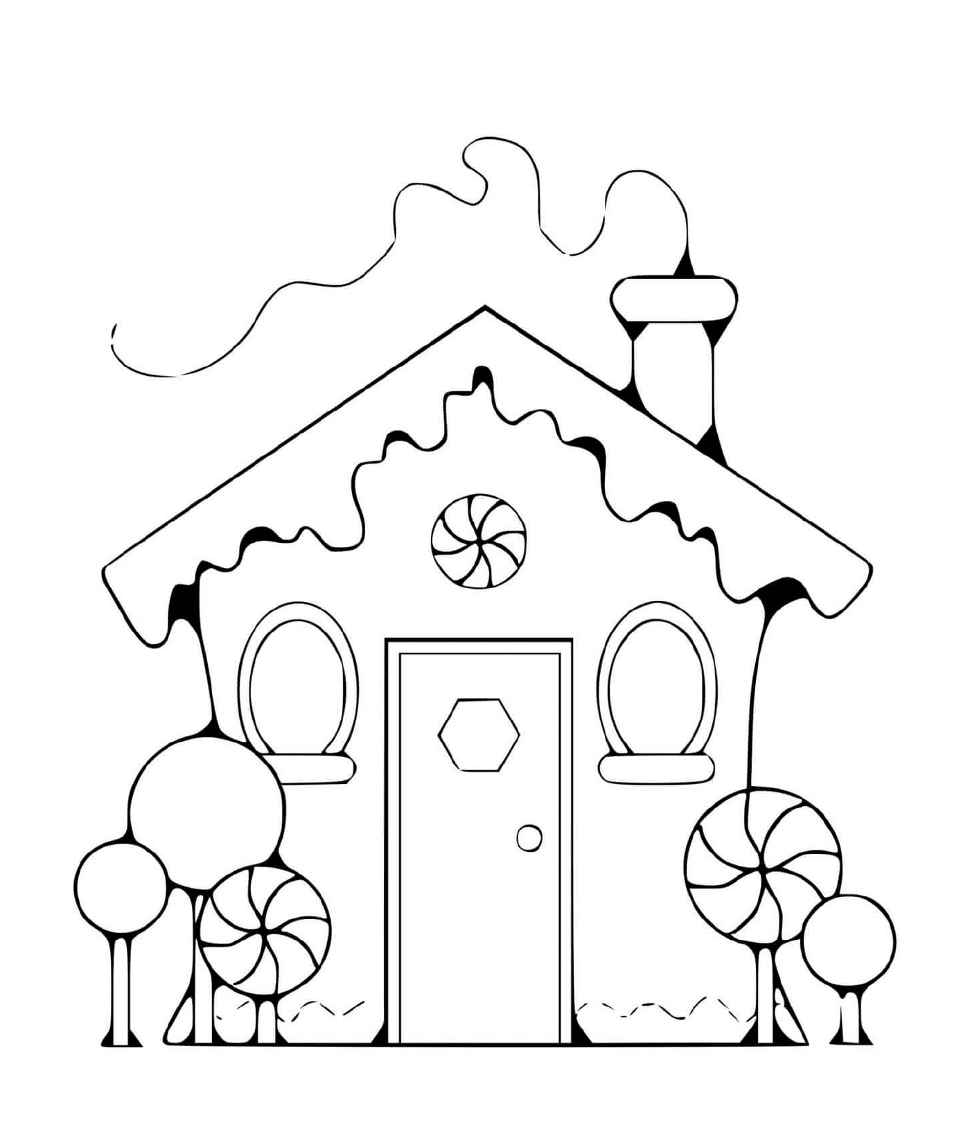  Casa infantil de pan de jengibre 