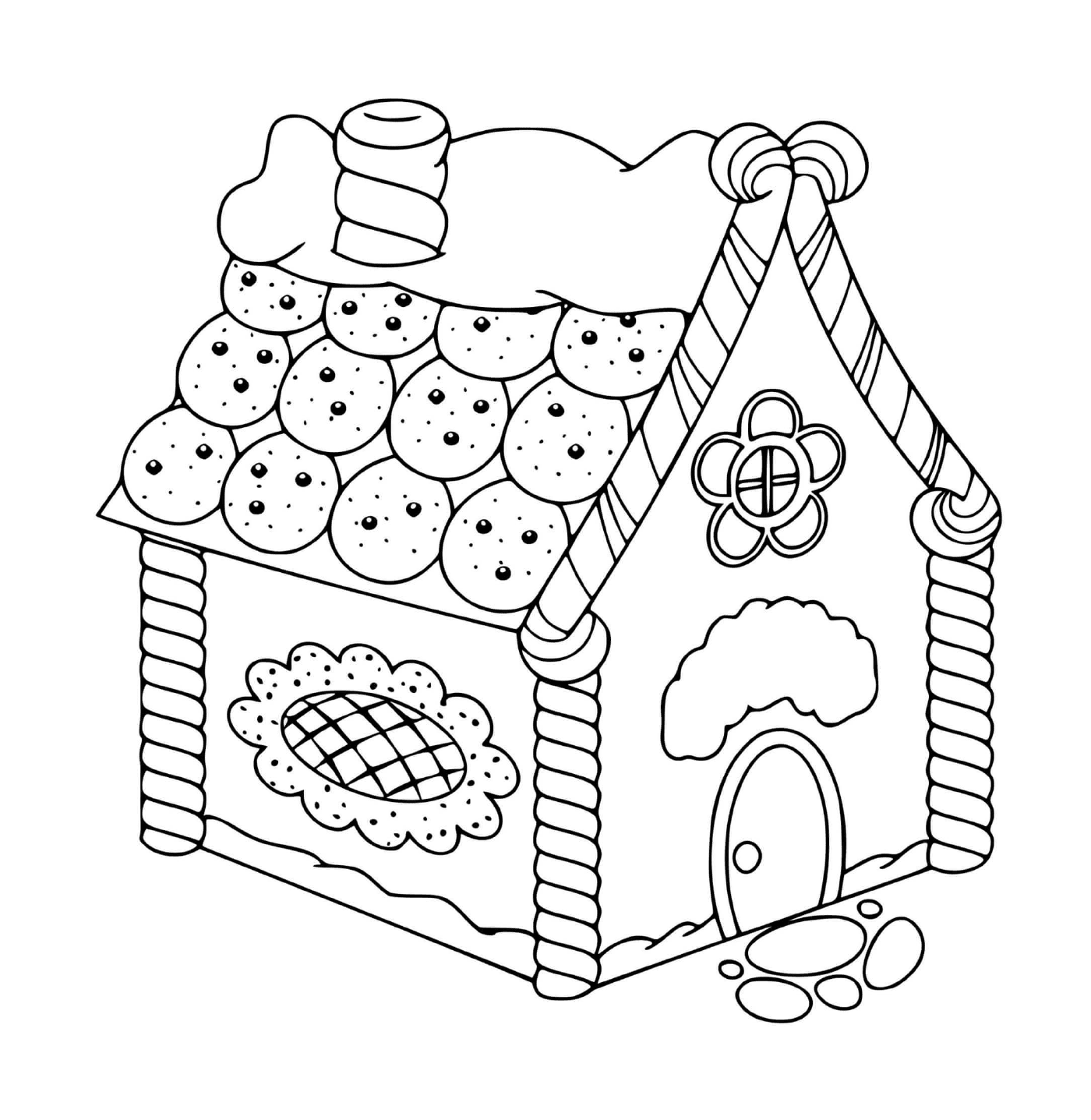  Encantadora casa de pan de jengibre 
