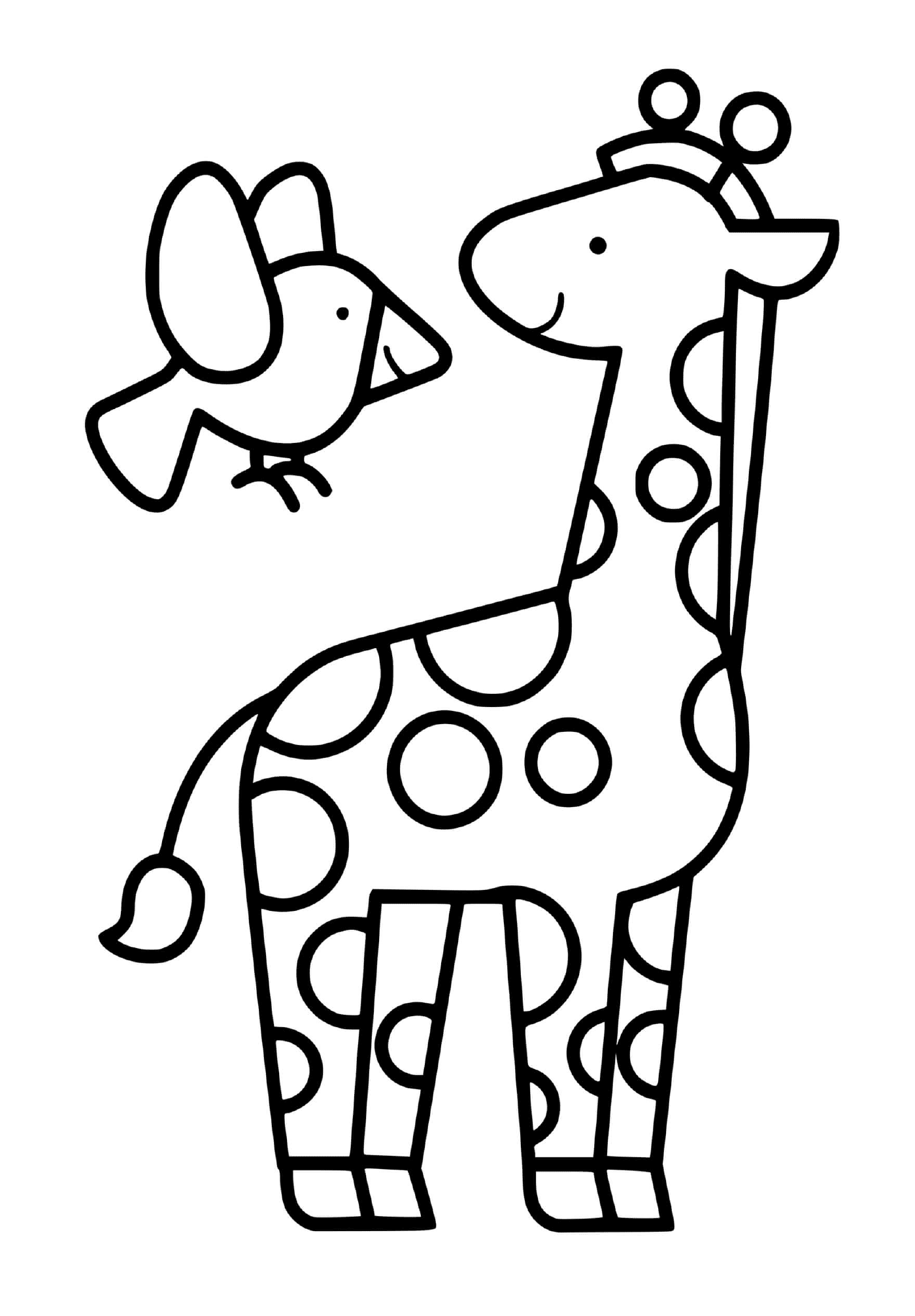  Einfache Giraffe 