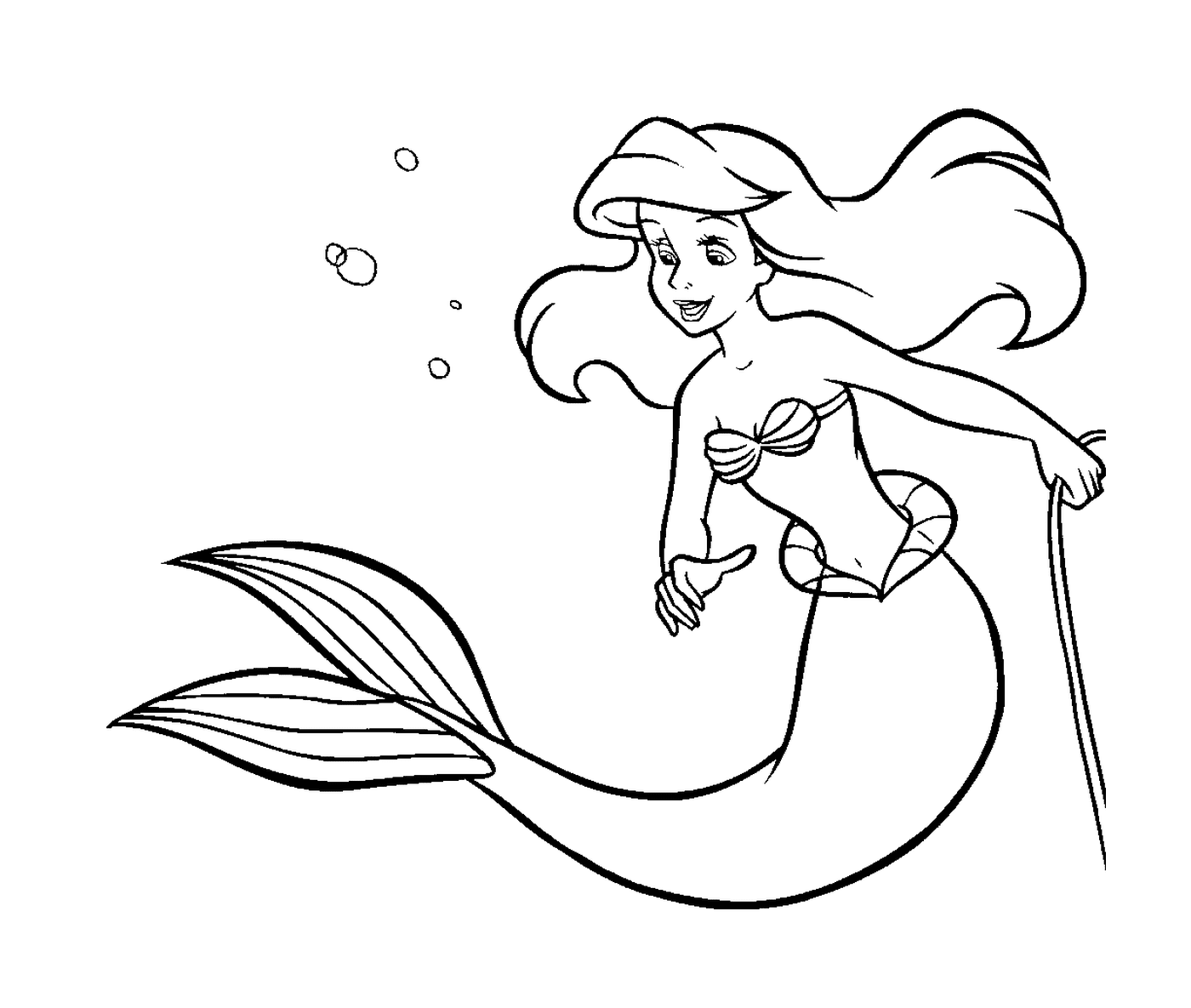  A mermaid 