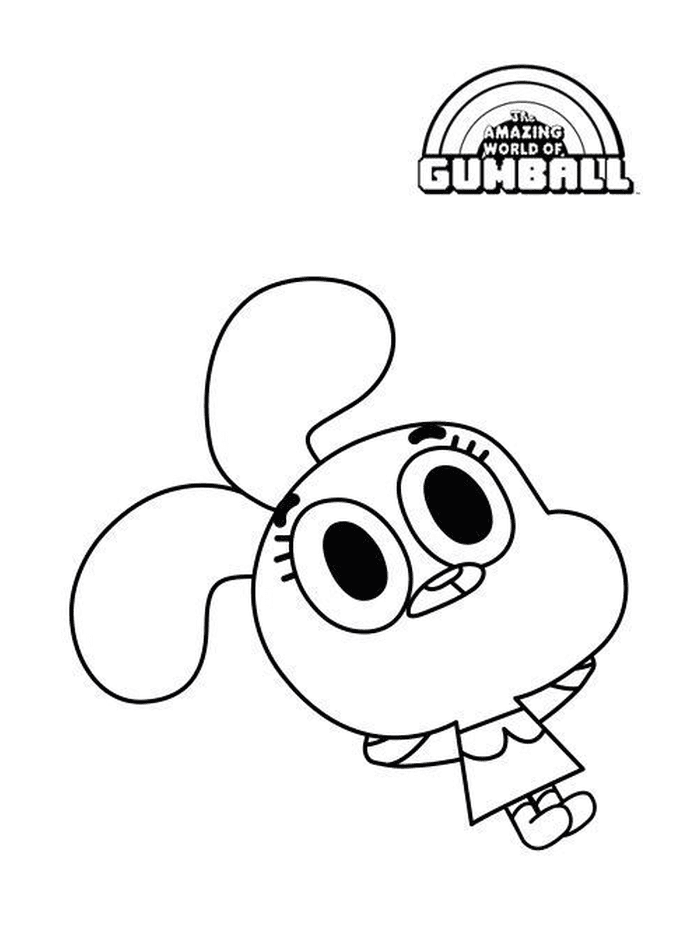  Adorable little sister of Gumball 