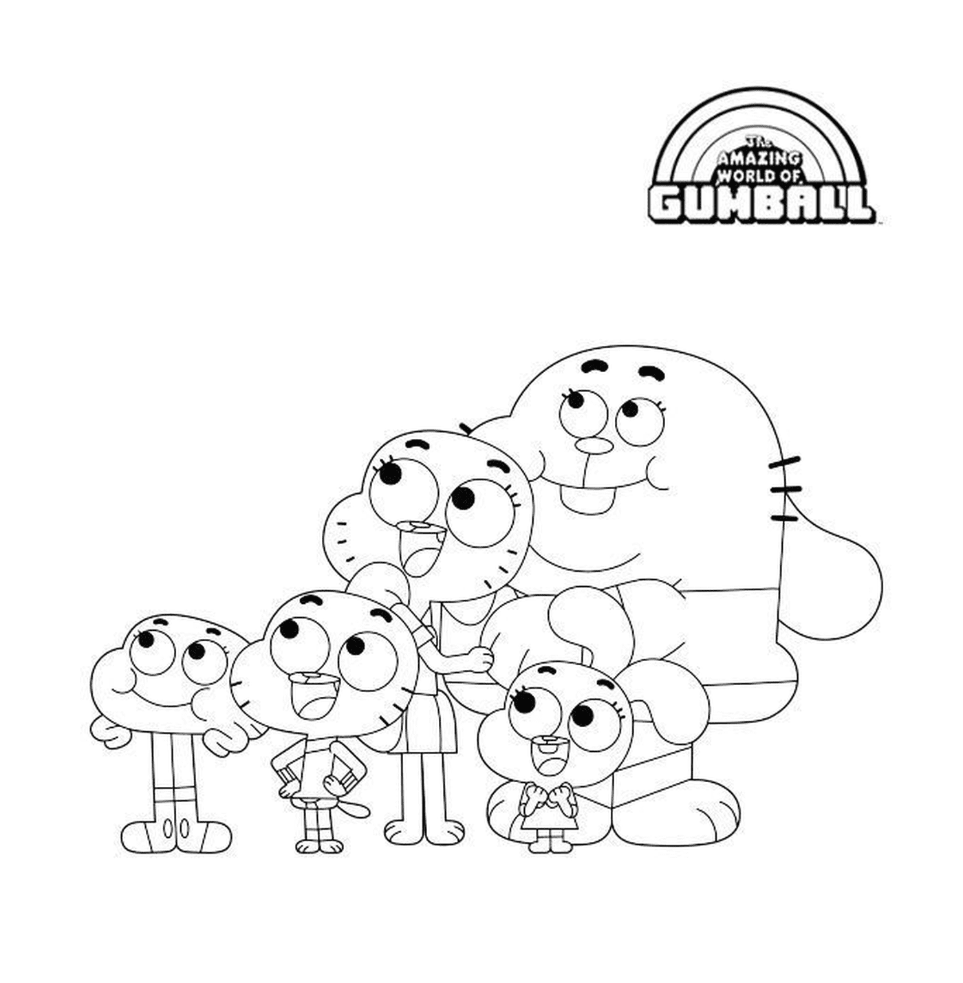  United family of Gumball, Darwin and Anais 
