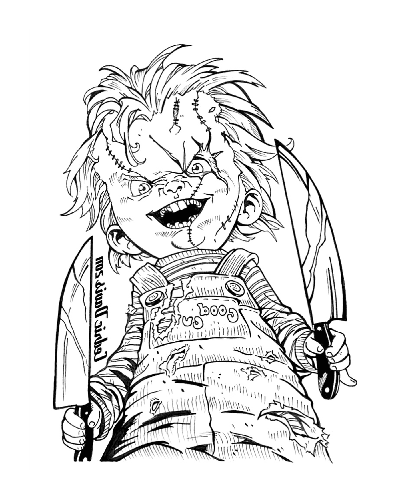  Muñeca de Chucky que da miedo 