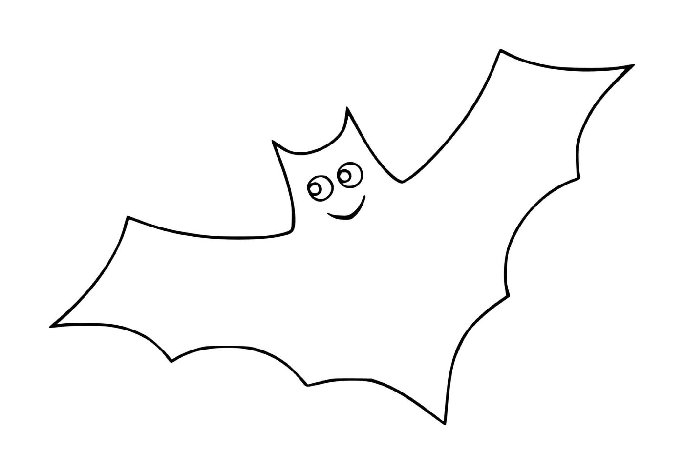  smiling bat in flight 