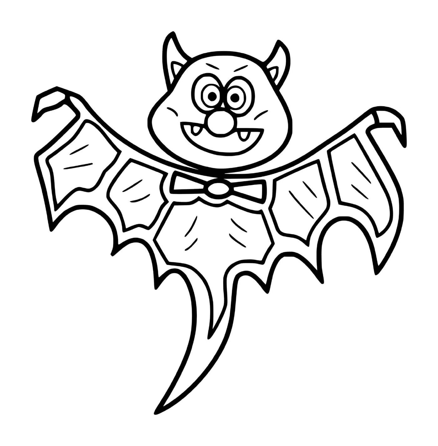  murciélago de miedo para Halloween 