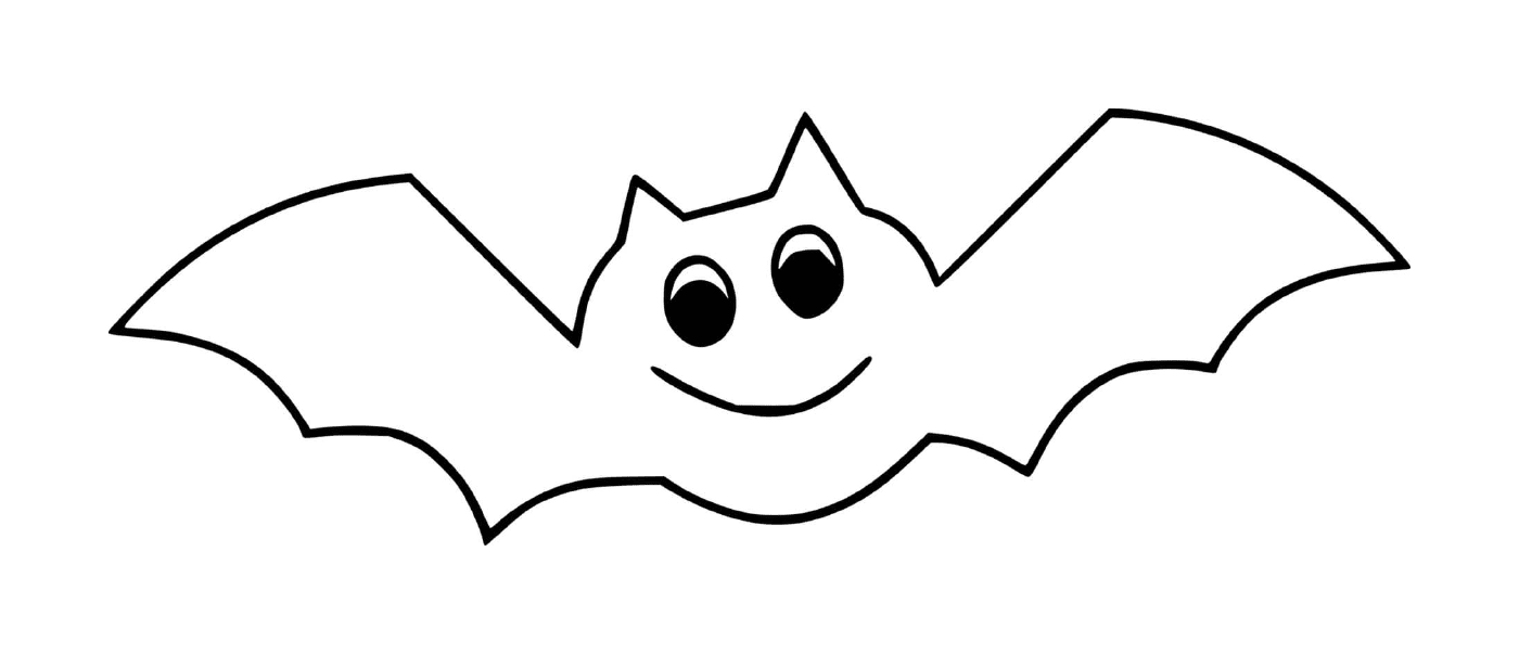  smiling bat in flight 