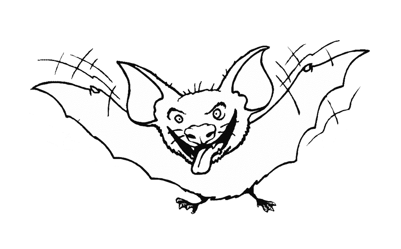  bat pulling tongue 