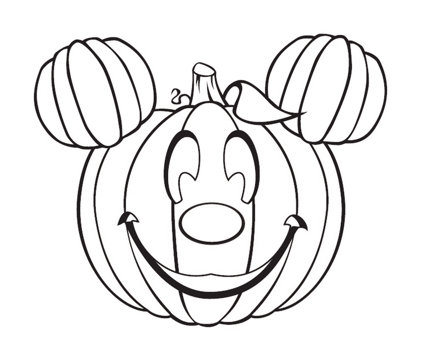  Mickey Kürbis Maus Halloween 