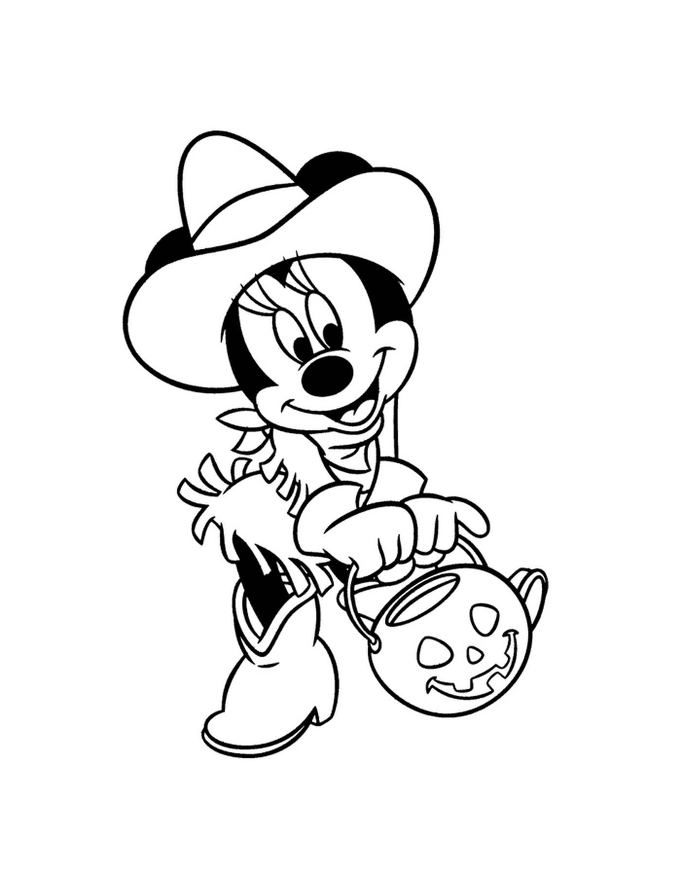  Vaquero Minnie para Halloween 