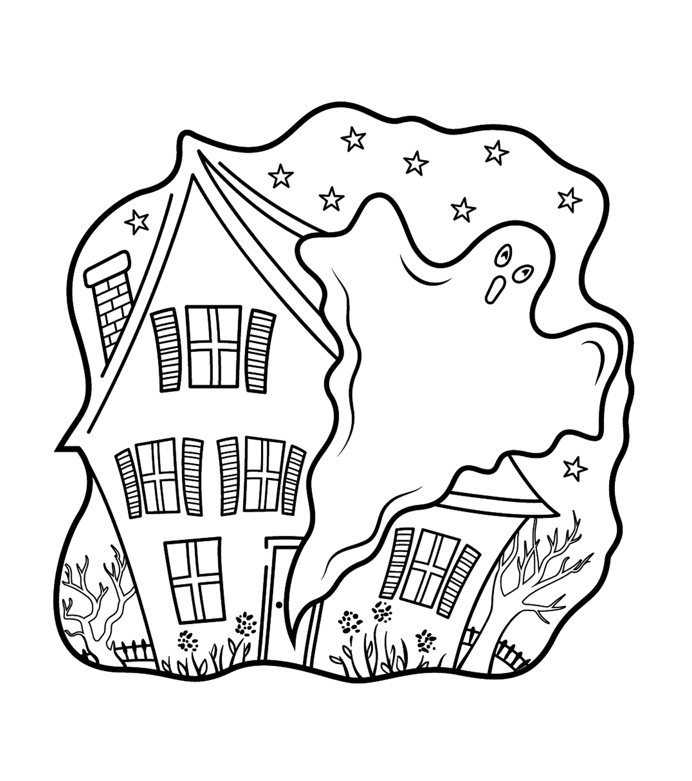  Призрачный дом с призраком 