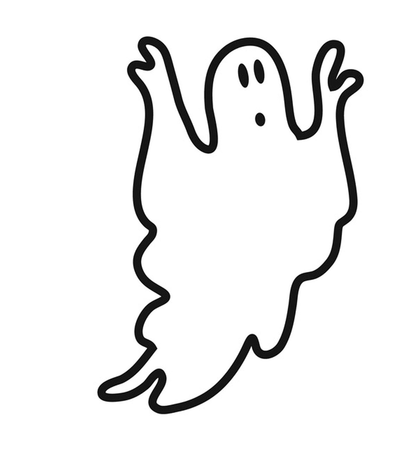  Simple ghost for children 