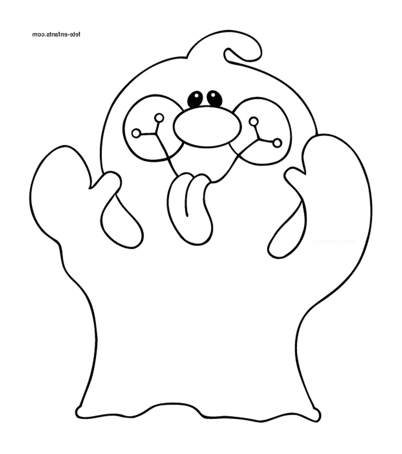  Cute little ghost for toddlers 