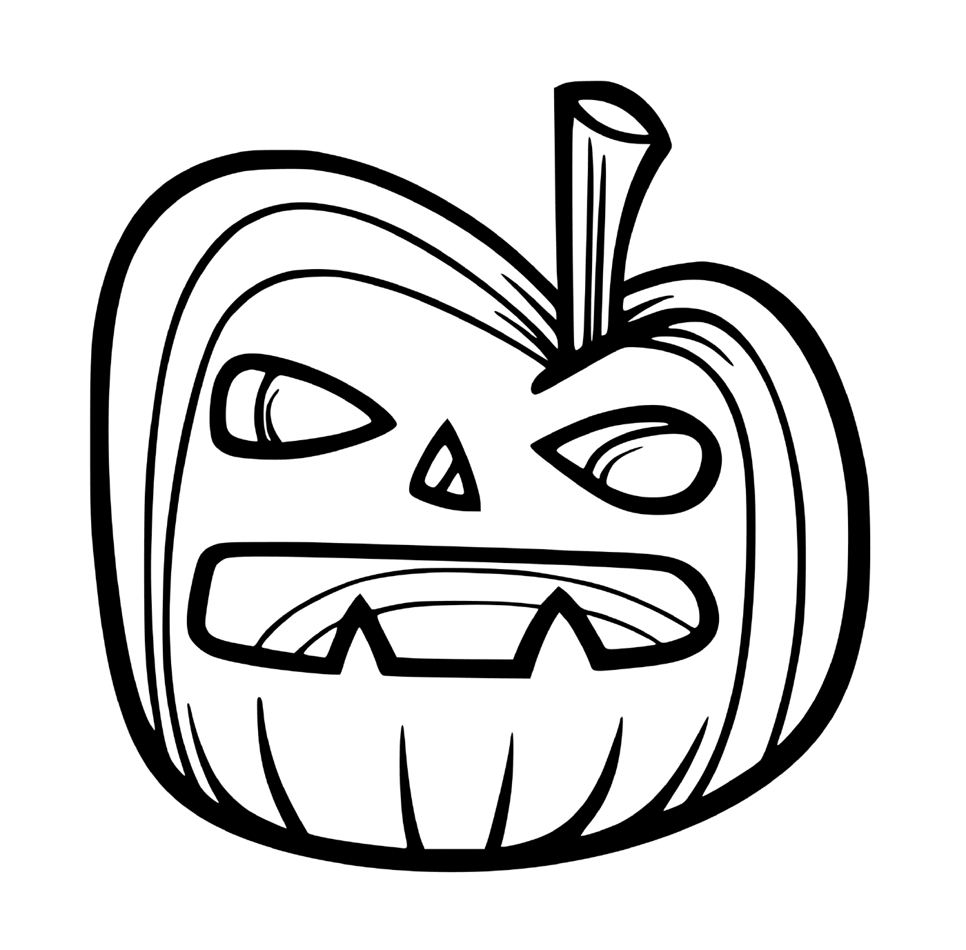  An angry pumpkin 