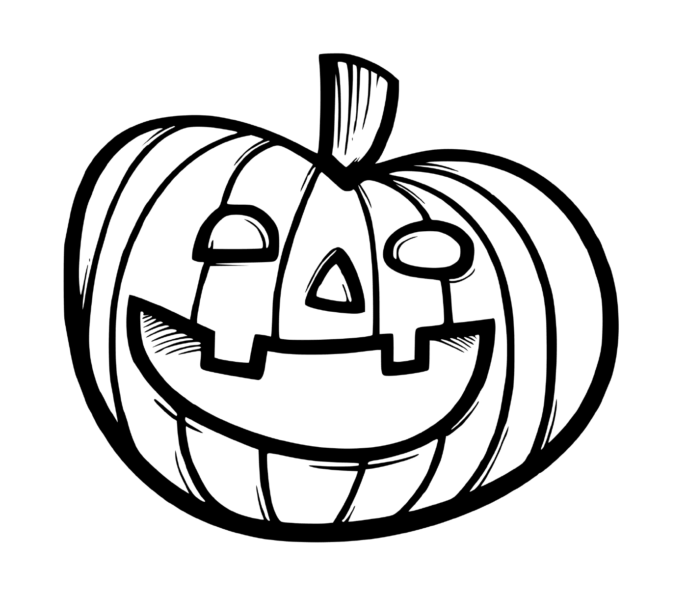  Carved pumpkin easily 