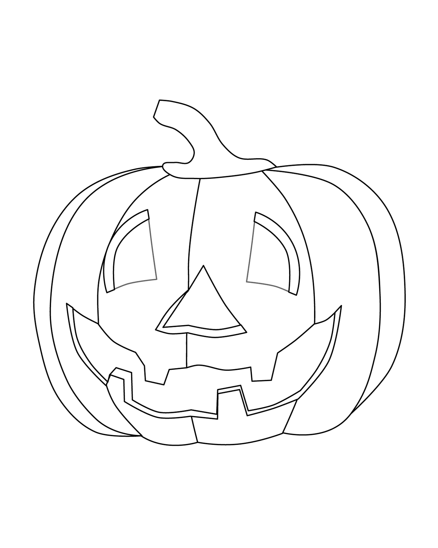  Carved Halloween Pumpkin 