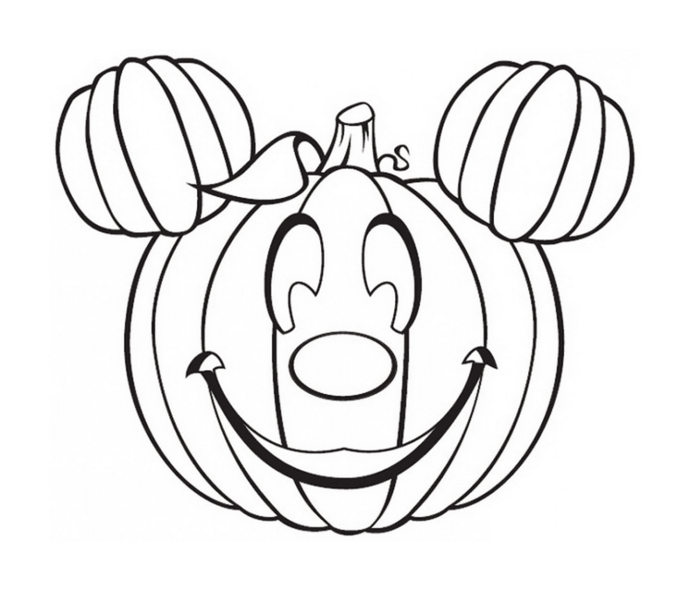  Mickey's Halloween Disney Kürbis 