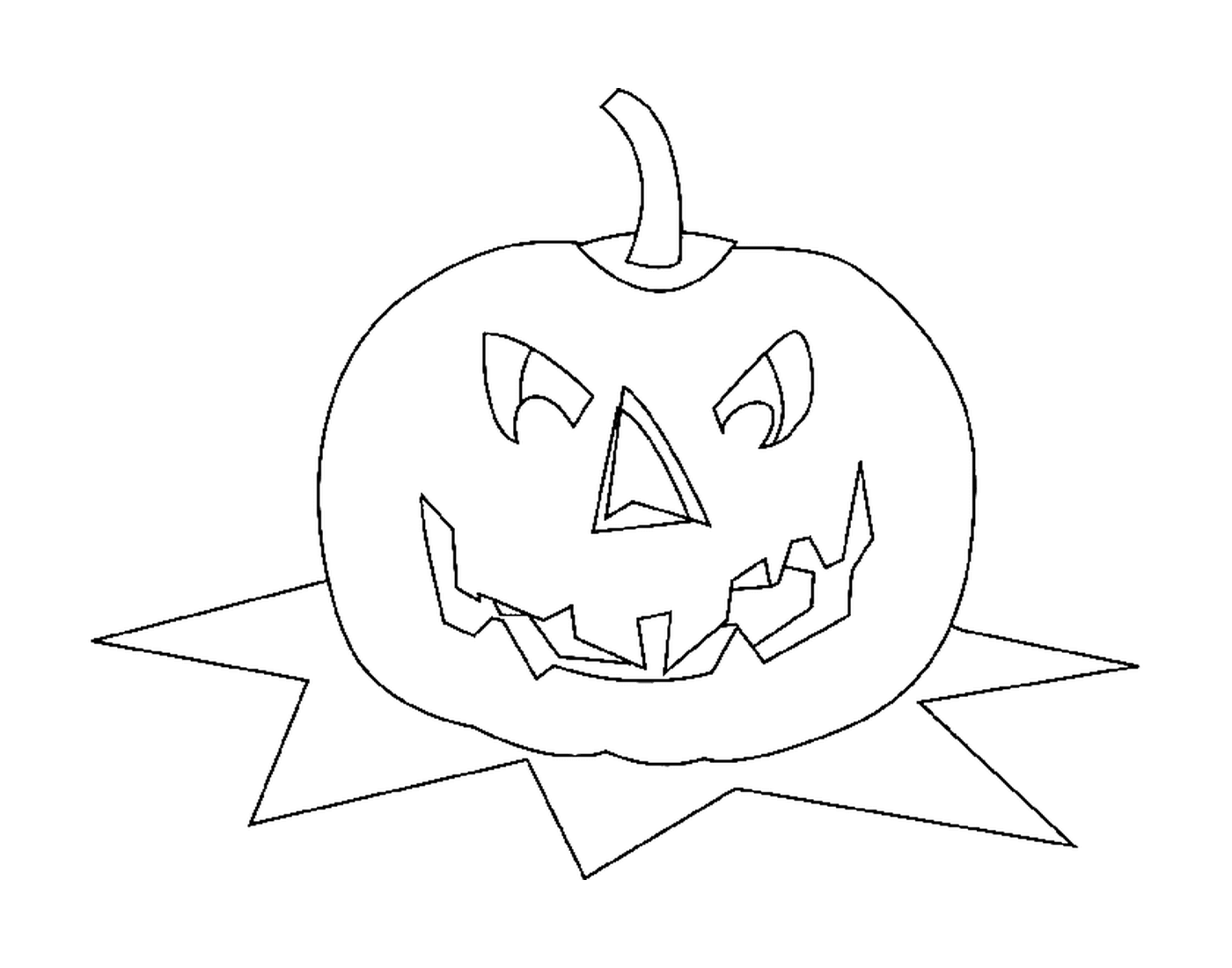  Pumpkin on a star 